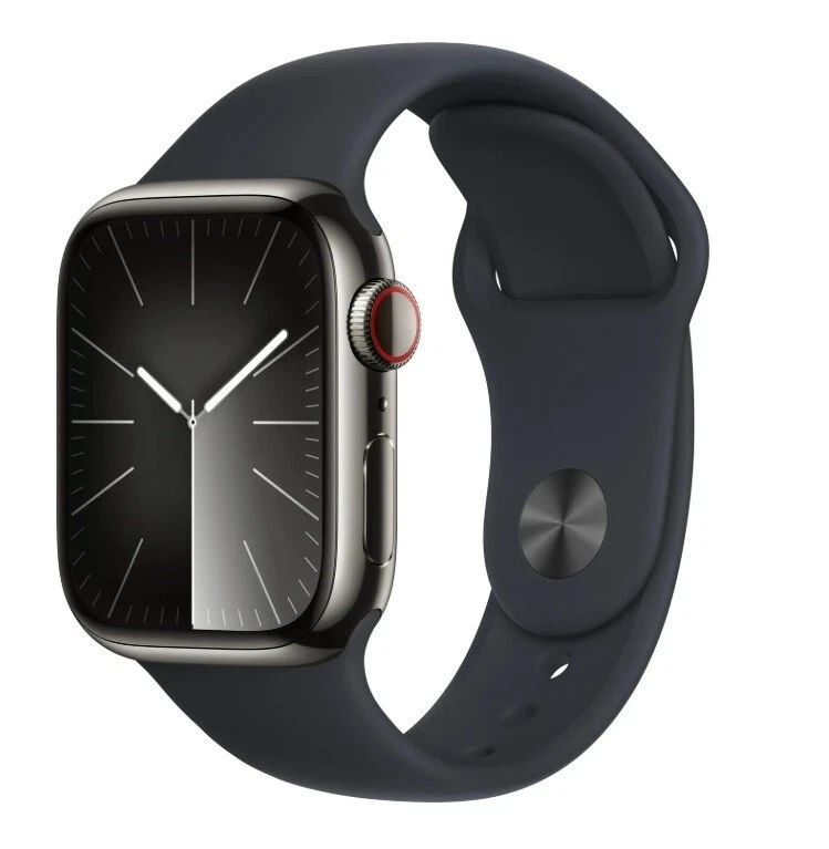Apple Watch Series 9 41mm 45mm GPS + LTE DESBLOQUEADO Acero Inoxidable - Muy Bueno