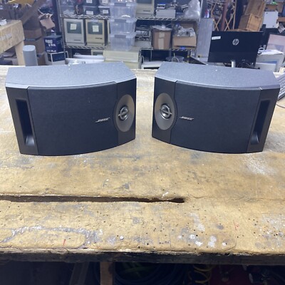 Bose 201 Series V Left Right Direct Reflecting Black Bookshelf