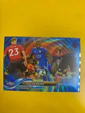 D35379 18-19 T,Chrome E.Premier League Blue Wave Refractor Ricardo Pereira #/75