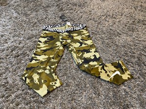 Nike Pro Dri Fit spandex compression leggings 3/4 2X camo camouflage Army  green | eBay