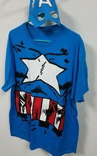 Rubie's Costume Men's Marvel Universe Classic Captain America Shirt Mask, M/L