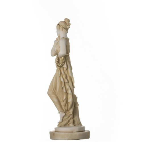 Persephone Göttin der Unterwelt Frühling Gold Blume Vegetation Statue 7" - Bild 7 von 8