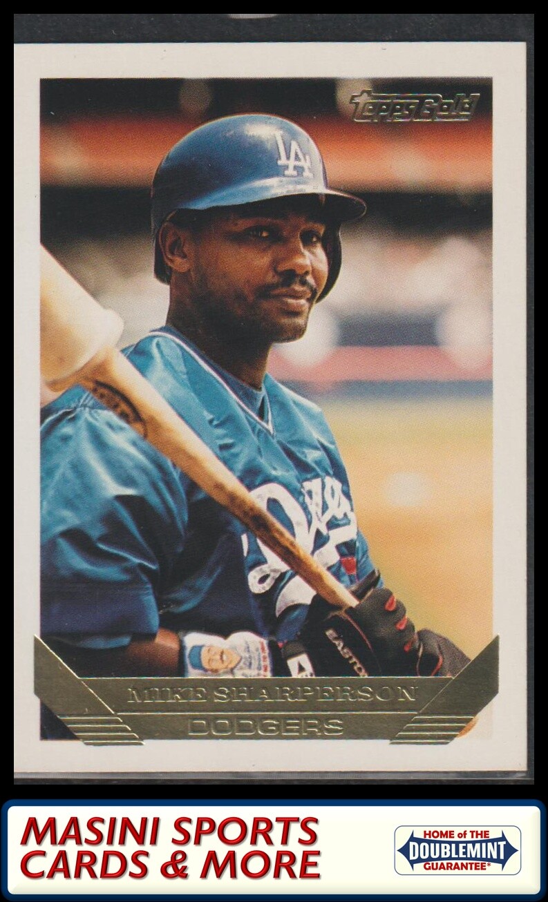1993 Topps #526 Mike Sharperson Gold SHORT PRINT