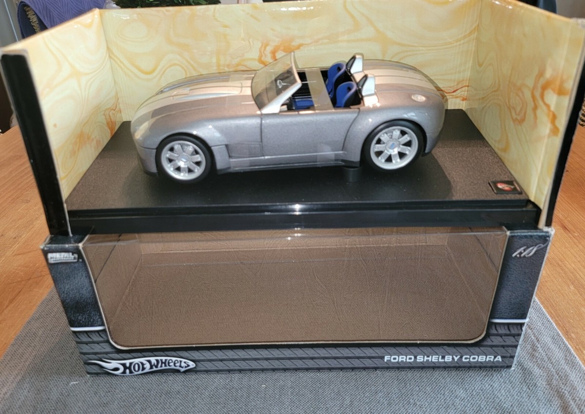 1/18 Hot Wheels Ford Shelby Cobra Silver (Rare) | eBay