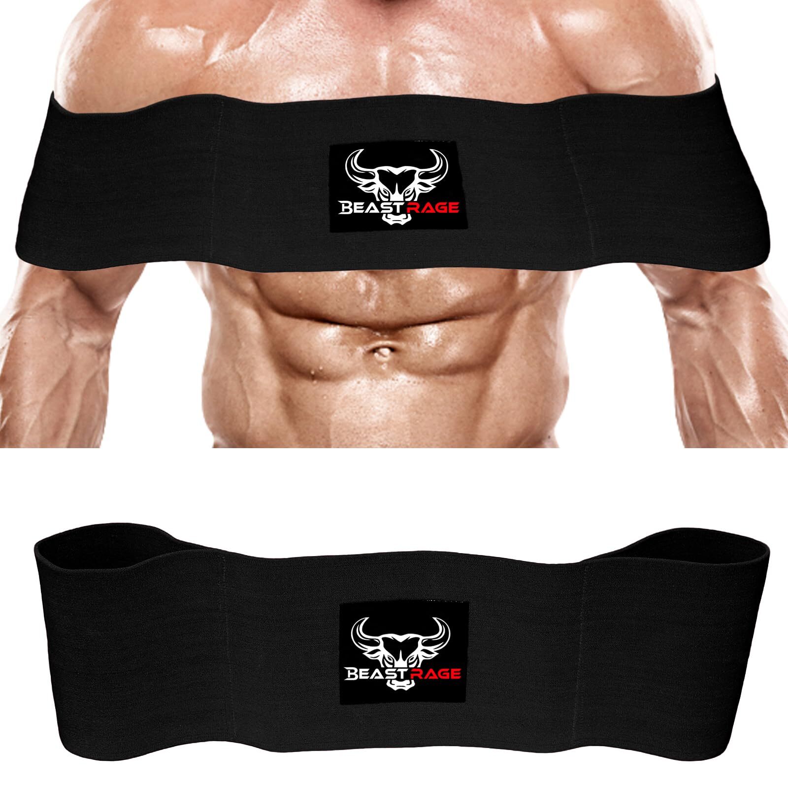BEAST RAGE Fitness Bench Press Strength Band Adjustable Weightlifting Slingsh...