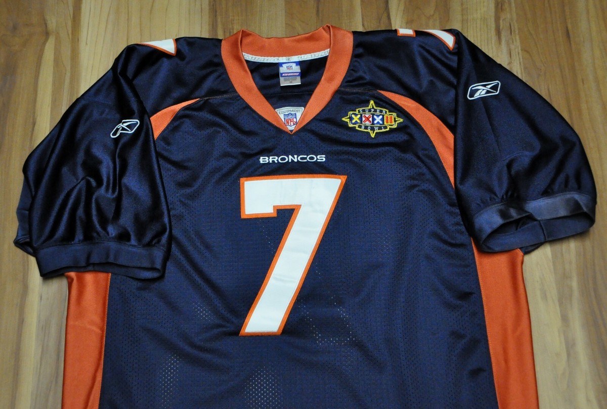 John Elway Denver Broncos Reebok Jersey Authentic Super Bowl