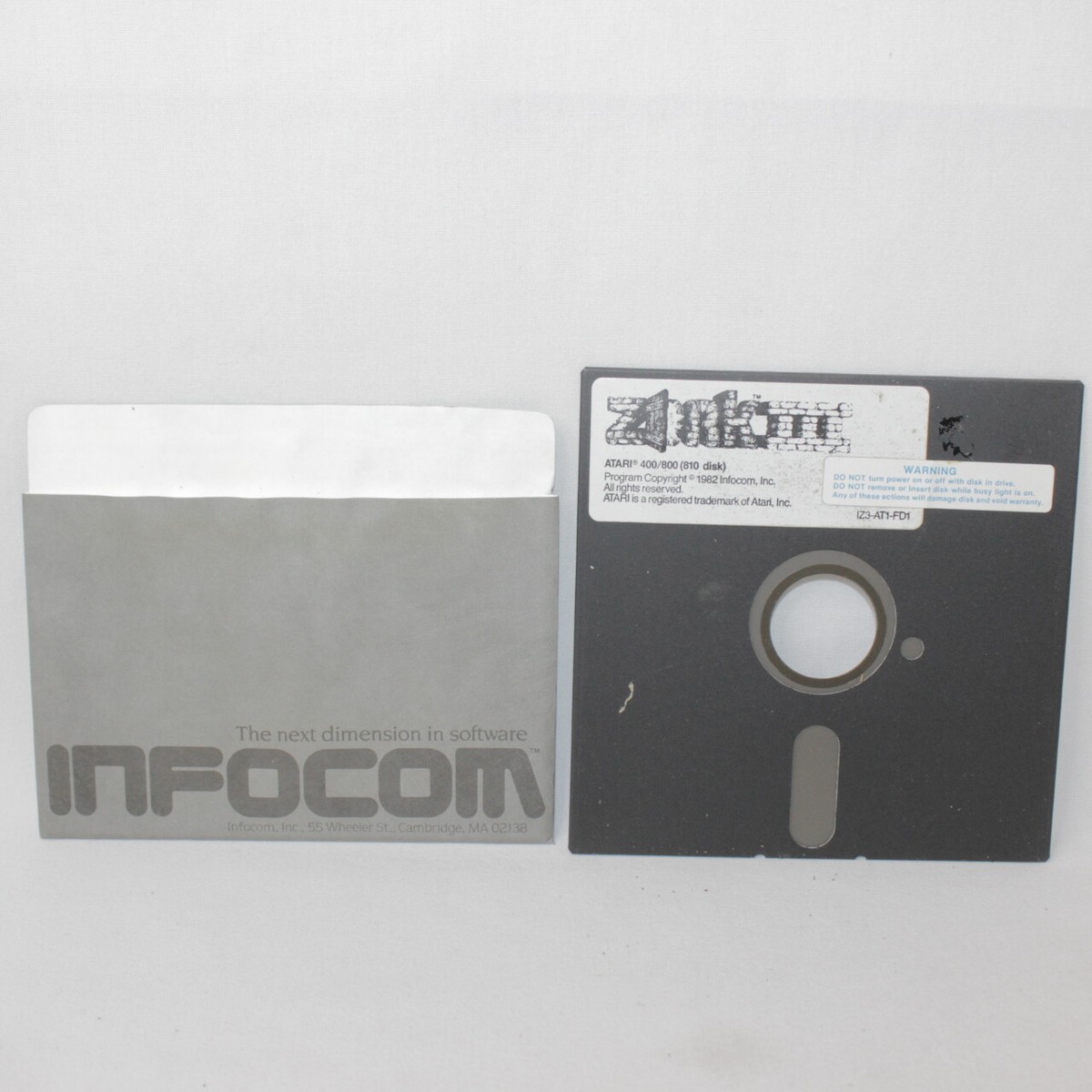 VTG Zork III 1982 Infocom Atari 400/800 Computer 5 1/4