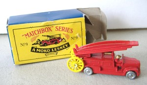 MATCHBOX SERIES~A MOKO LESNEY~NO 9 FIRE 