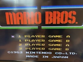 Mario Bros. (Nintendo Famicom FC NES, 1983) Japan TESTED