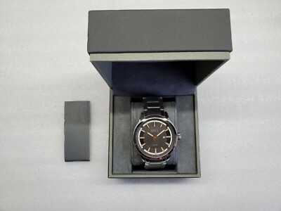 ESQ GRAY DIAL DATE STAINLESS STEEL MEN'S WATCH ESQ0171 STORE DISPLAY