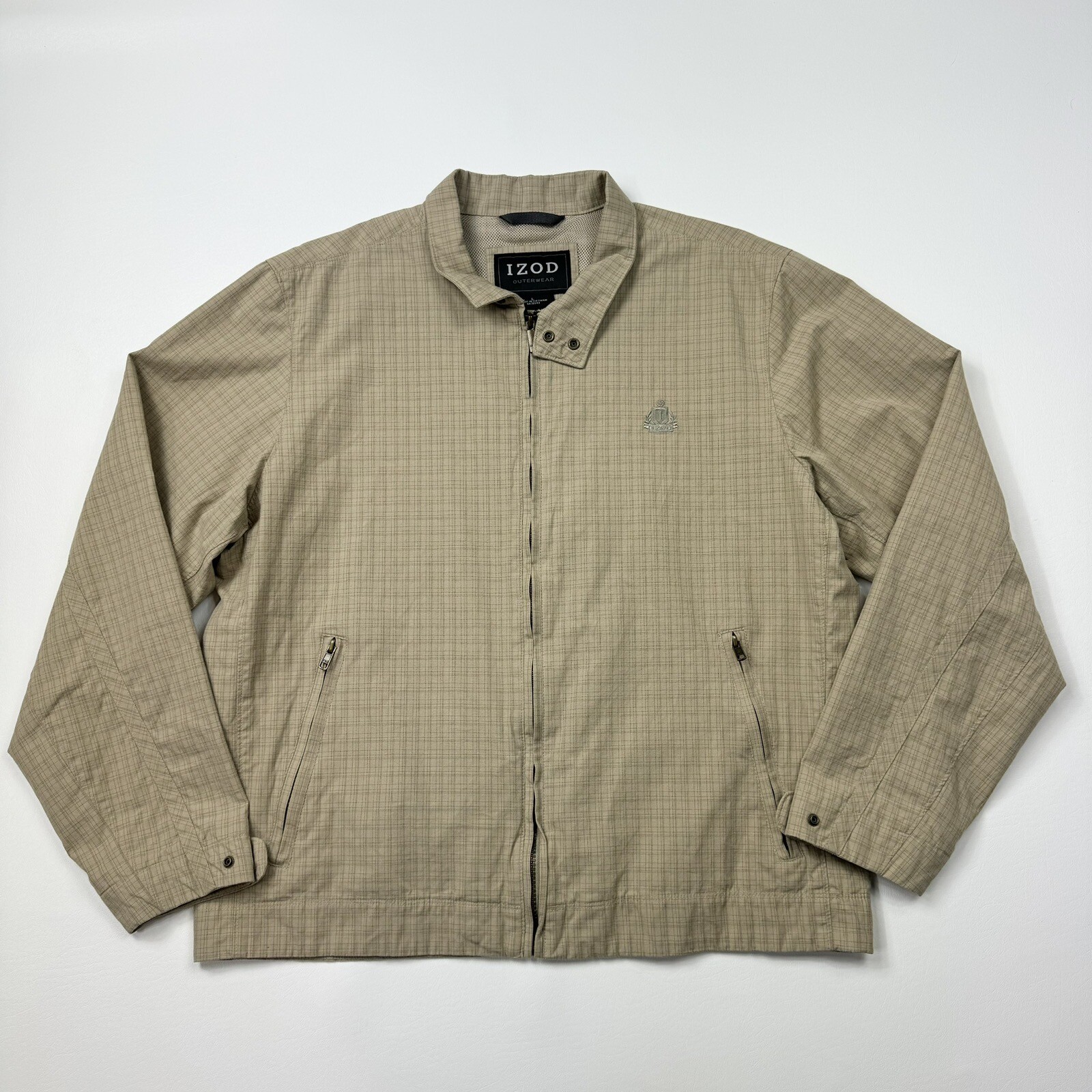 Men’s IZOD Full Zip Basic Jacket Size Large - image 1