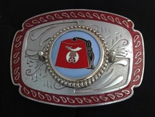 Shriner Shrine Mason Masonic Freemason Belt Buckle - #352