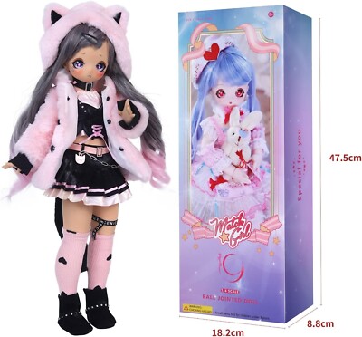 Icy Fortune Days 1/4 Bjd Doll Anime Style Figure Nainaizi DF30126