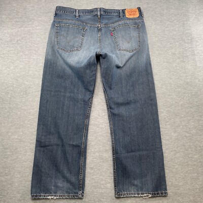 Levi's 569 Jeans Men 38x30 Blue Dark Loose Straight Relaxed Levi's 569 Jeans Men 38x30 Blue Dark Loose Straight Relaxed