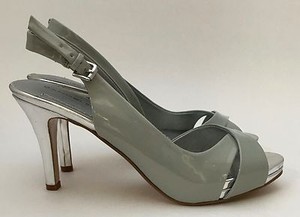 light gray high heels