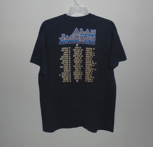 1992 Alan Jackson Don't Rock The Jukebox Tour Shirt Vintage Original 1990s 90s - Picture 2 of 8