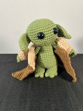 Handmade Crochet Grogu, Baby Yoda, Inspired by The Mandalorian