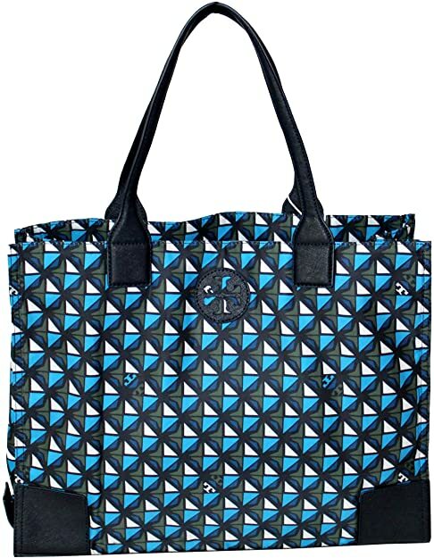 ella printed nylon tote