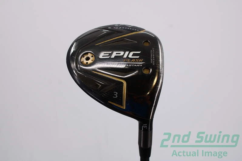 Callaway EPIC Flash Star Fairway Wood 3 Wood 3W 15° Graphite Stiff