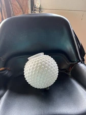Vtg Replacement Hanging Swag Lamp Ceiling Shade White Milk Glass Globe Hobnail