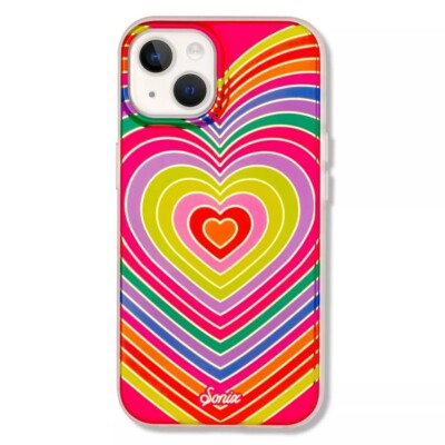 Sonix Rainbow Hearts Apple iPhone 14 Plus Case with MagSafe