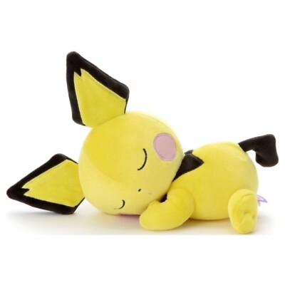 Pokemon Sleeping Friend Plush Toy Pichu S Size Pocket Monster Stuffed Doll