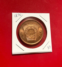 1870 ADYTUM Capitolo N. 235 R.A.M. Nuova York Tonawanda Gettone Massonico