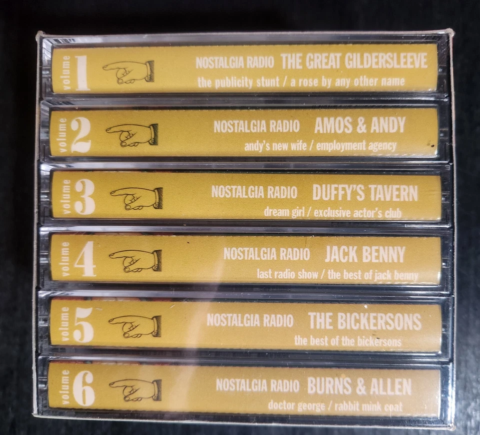 OLD TIME RADIO - NOSTALGIA RADIO (VOL 1 & VOL 2)  12 CASSETTES 2 SETS NEW SEALED - Image 4 of 4