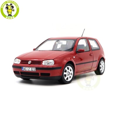 1/18 VW Volkswagen Golf 4 IV 2002 Norev 188573 Red Diecast Model