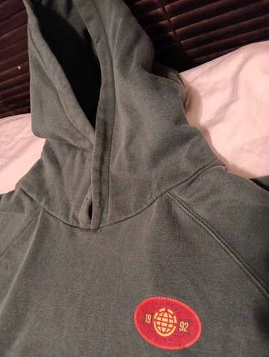 Vintage Y2K Element Skateboards Hooded Hoodie Sweatshirt Faded Green Mens Sz 2X - Picture 15 of 17