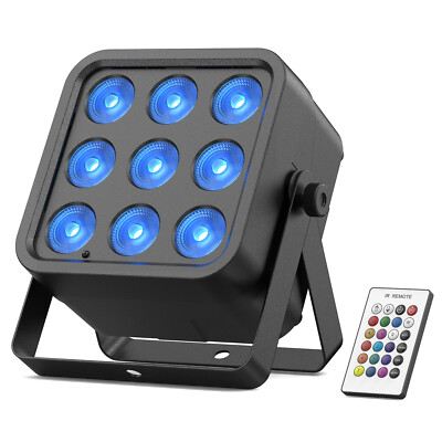 90W RGBWAUV 6in1 Par Strahler Akku Wiederaufladbares DMX APP dj Par Bühnenlicht