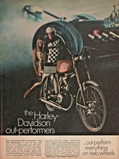 1969 Harley-Davidson M65 Sportcycle - Vintage Motorcycle Ad