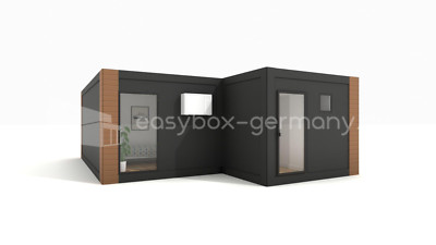 Tinyhouse Modulhaus Container 8x6,4 maßgeschneidert (GEG-konform)