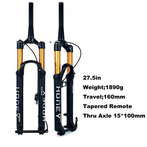 Mountain Bike Air Fork Shock Absorber Lock Control 140-160mm Travel 27.5/29inch - Picture 27 of 48
