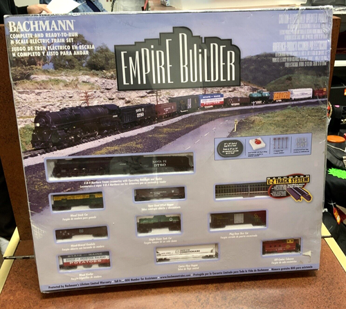 Bachmann N Scale 24009 Empire Builder Electric Train Set NEW