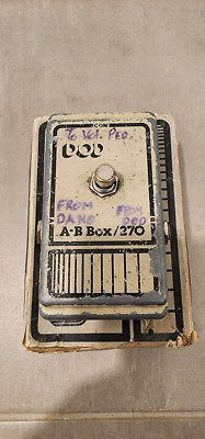 Vintage 1980's DOD A-B BOX 270 Selector Switch Guitar Pedal