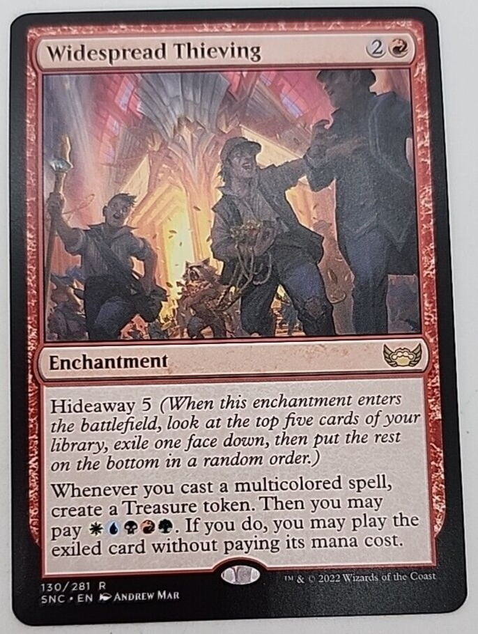 MTG Widespread Thieving Streets of New Capenna 130/281 Regular Rare