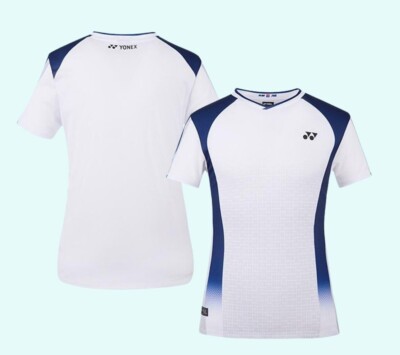 [On Sale] YONEX 24F/W Women's Badminton T-Shirts Sportswear Top White 242TS004F