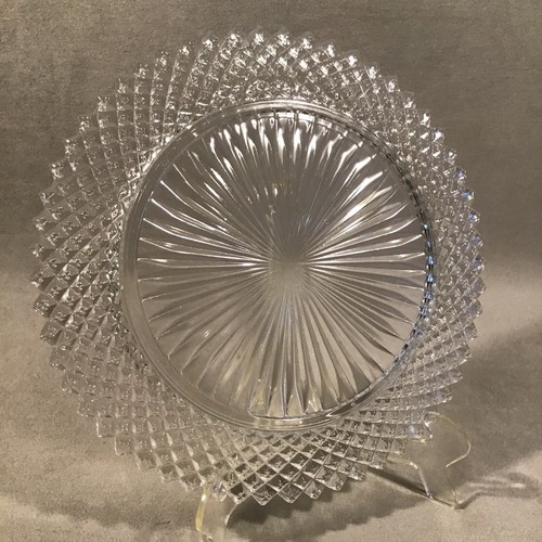 PV07202 Vintage Clear Hocking MISS AMERICA Salad Plate - 4pcs - Picture 9 of 9