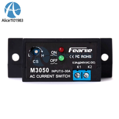 M3050 Normally Open Current Sensing Switch 0.2A-30A AC Induction Detection Alarm