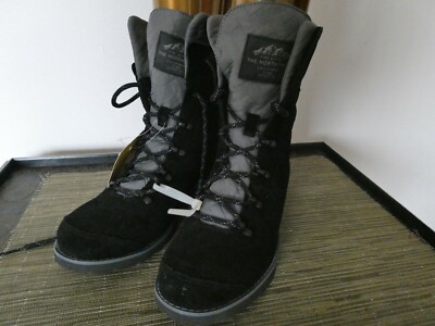 The North Face suede leather uppers low height women s black/gray New boots sz 7