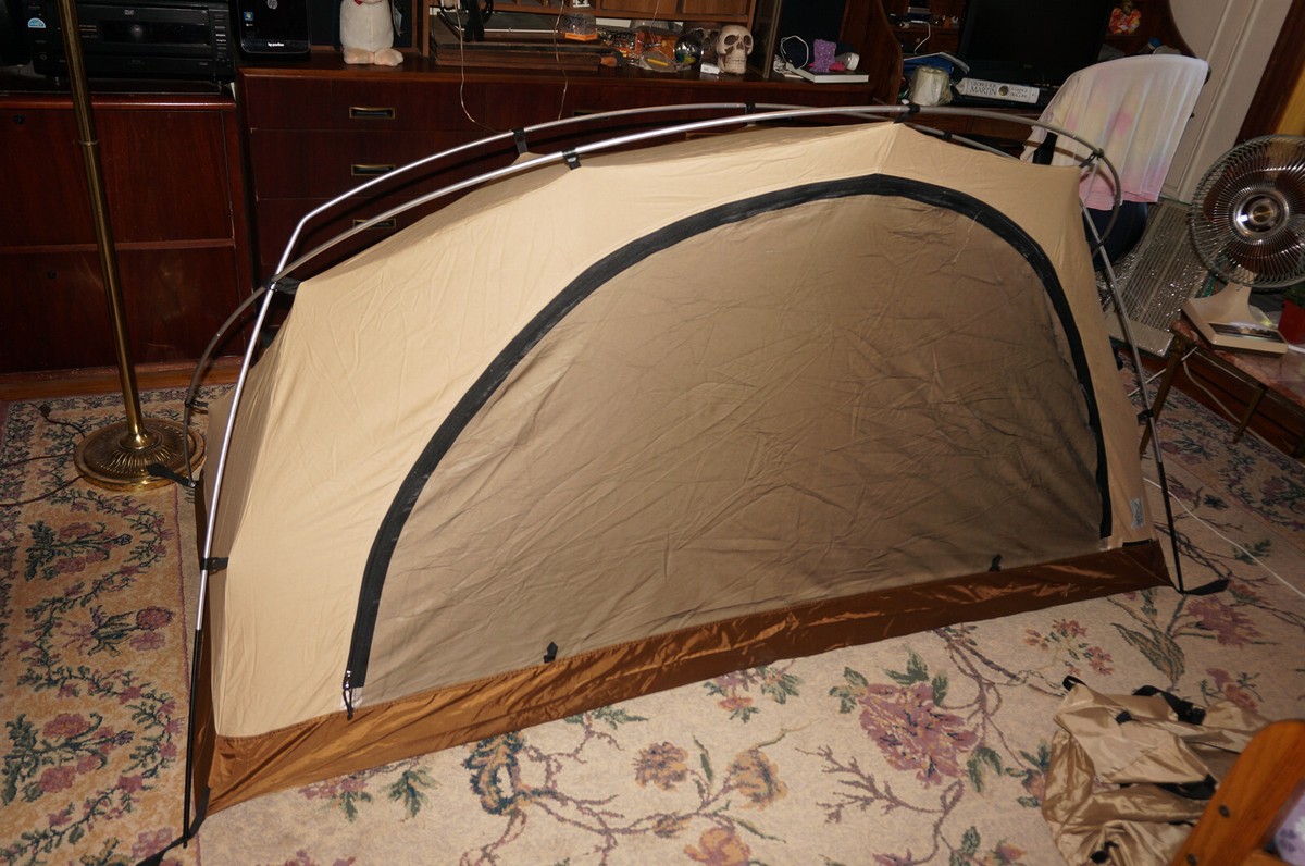 DOD (SS) Tan Fukadume Kangaroo 1 Person Camping Tent W/ Rain