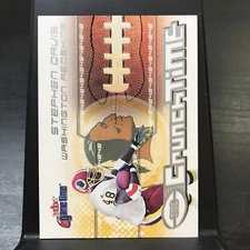 2001 Fleer Game Time Crunch Stephen Davis Washington Redskins #16