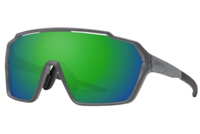 SMITH SHIFT MAG マットセメント Smith Shift MAG Sunglasses Matte Cement Frame, ChromaPop Green