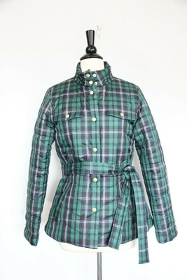 j crew plaid puffer jacket