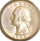 1964 D Washington Quarter - DDR.