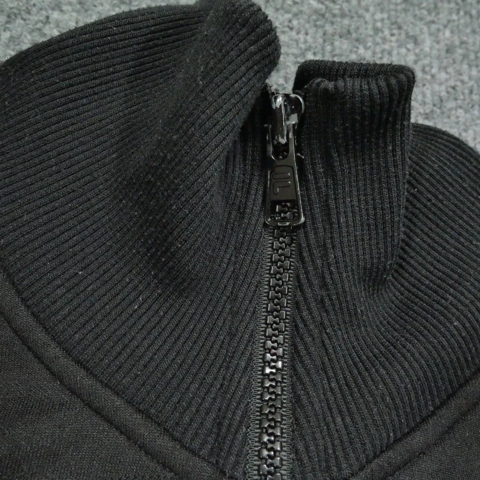 Vintage Fila Jacket Adult Medium Black White Track Casual 80s 90s - Image 4 of 4