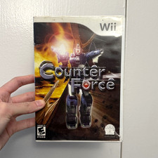 Counter Force Nintendo Wii Manual NTSC E10+ Complete In Box CIB 