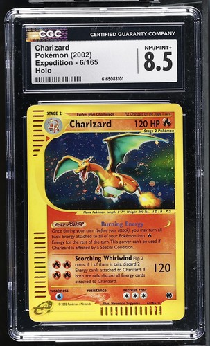 Charizard graded CGC 8.5 for sale on eBay