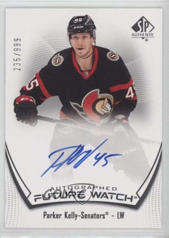 2021-22 SP Authentic Auto Future Watch 235/999 Parker Kelly #140 Auto 1e15